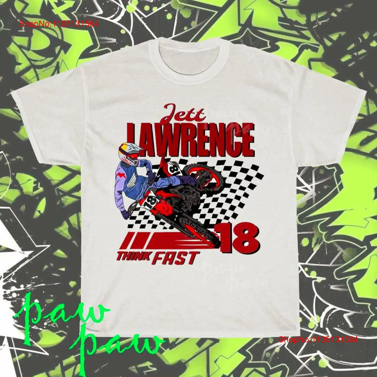 Streetwear Brand Vintage - Nowa koszulka Jett Lawrence HD Logo