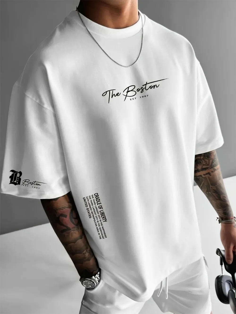 Quality Streetwear Brand - Najnowsza luksusowa męska koszulka z nadrukiem