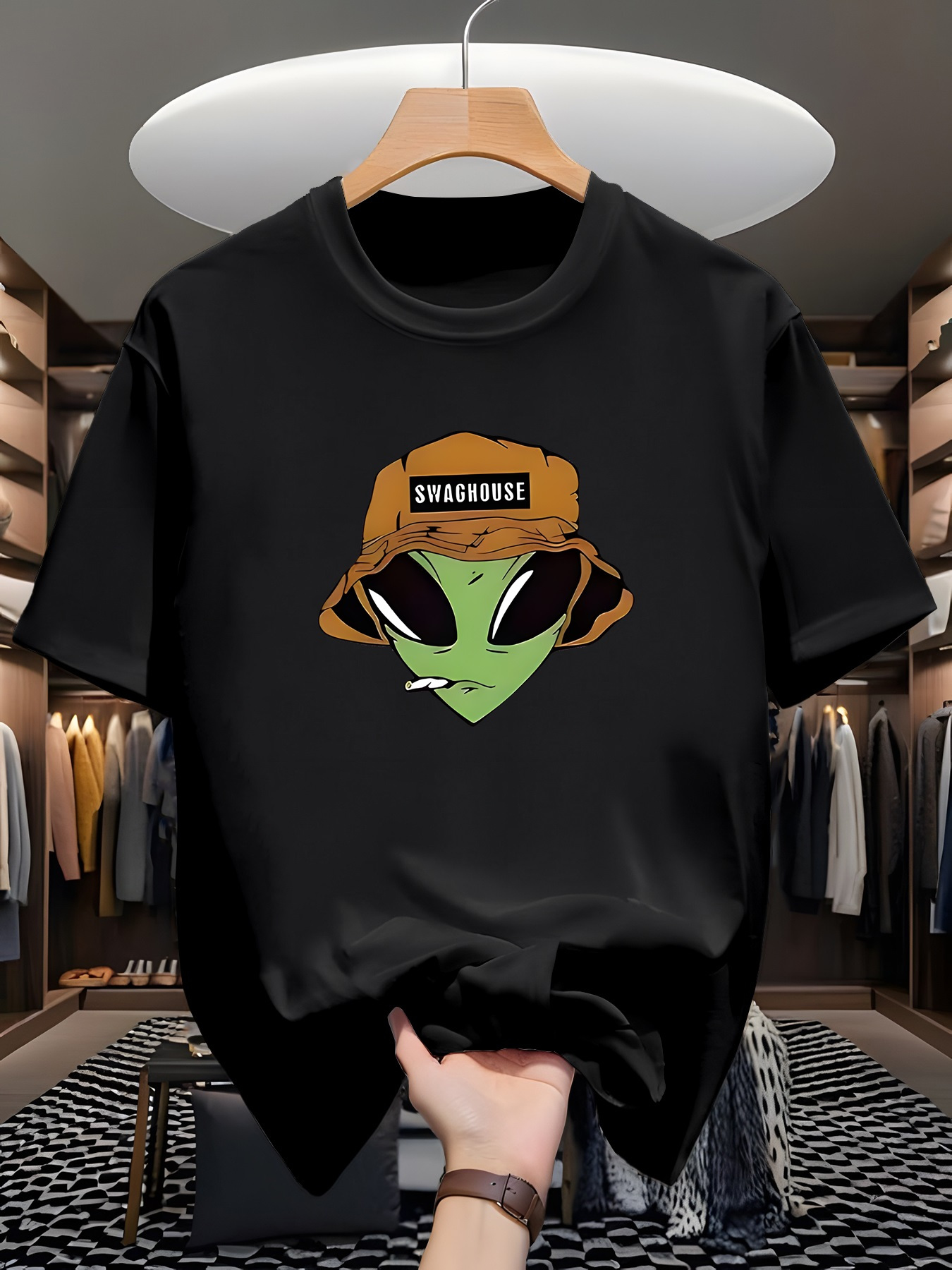 Streetwear Brand Japan - Męskie koszulki z zabawnymi nadrukami graficznymi