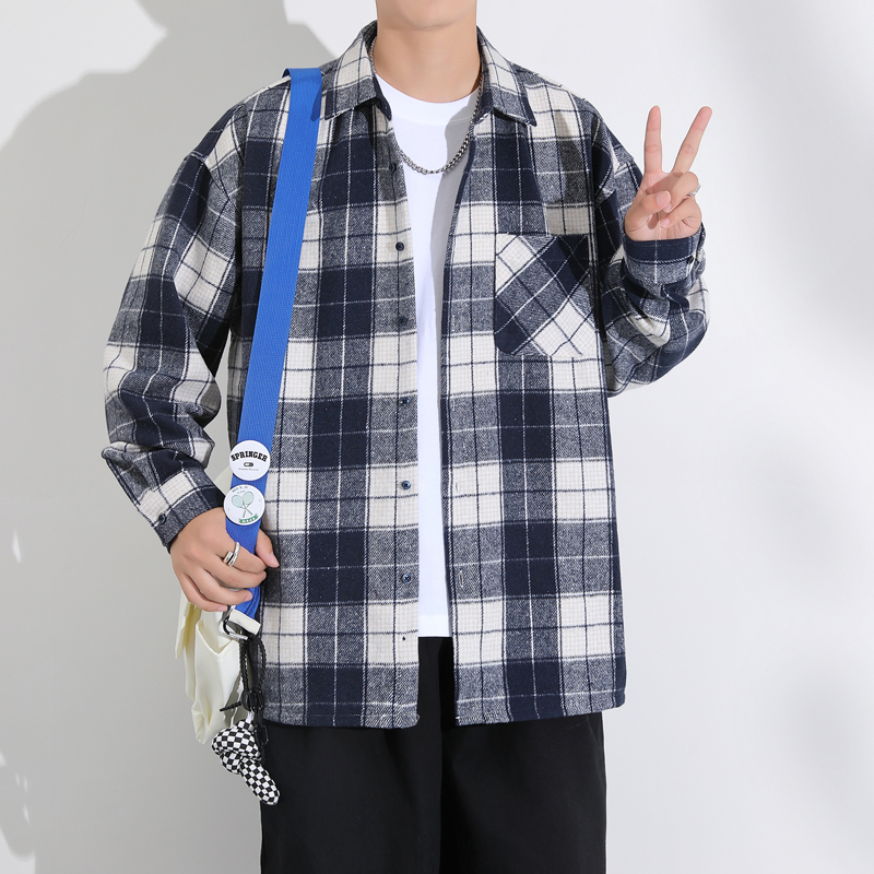 Streetwear Brand Hong Kong - Męska koszula w stylu retro Hong