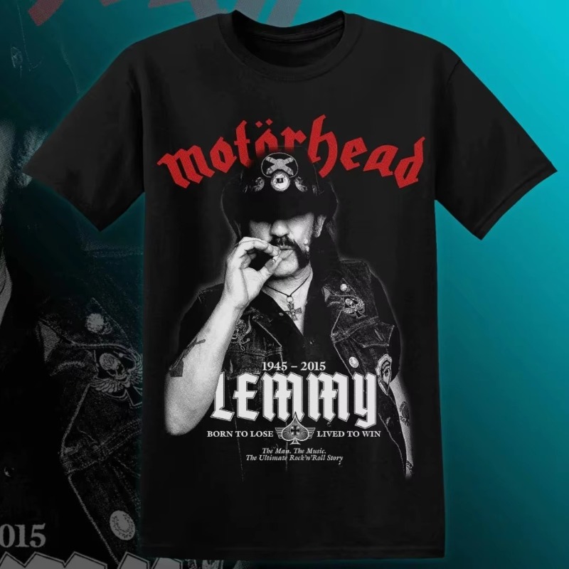 Streetwear Clothing Brands - Koszulka MOTÖRHEAD LEMMY Męska Damska Krótki
