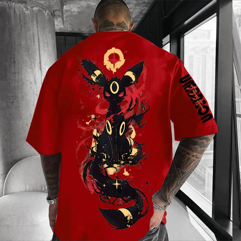 Streetwear Brand Japan - Koszulka z nadrukiem Pokémon, edycja limitowana,