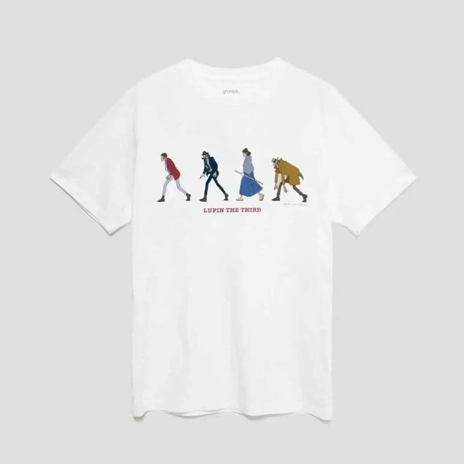 Streetwear Brand Vintage - Koszulka Graniph Lupin III Rozmiar L