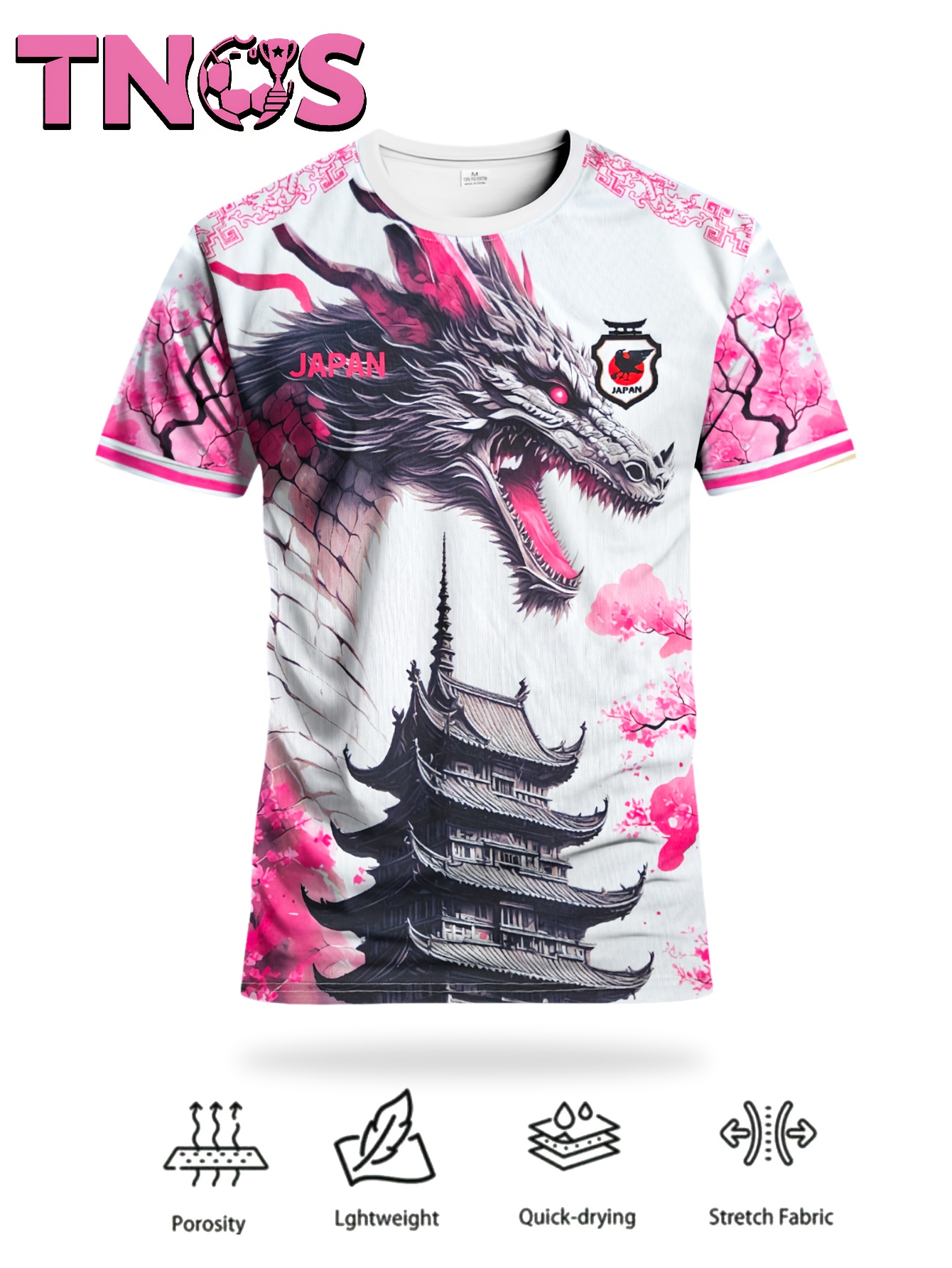 Streetwear Brand Japan - Koszulka piłkarska TNOS Sport Brand Japan,