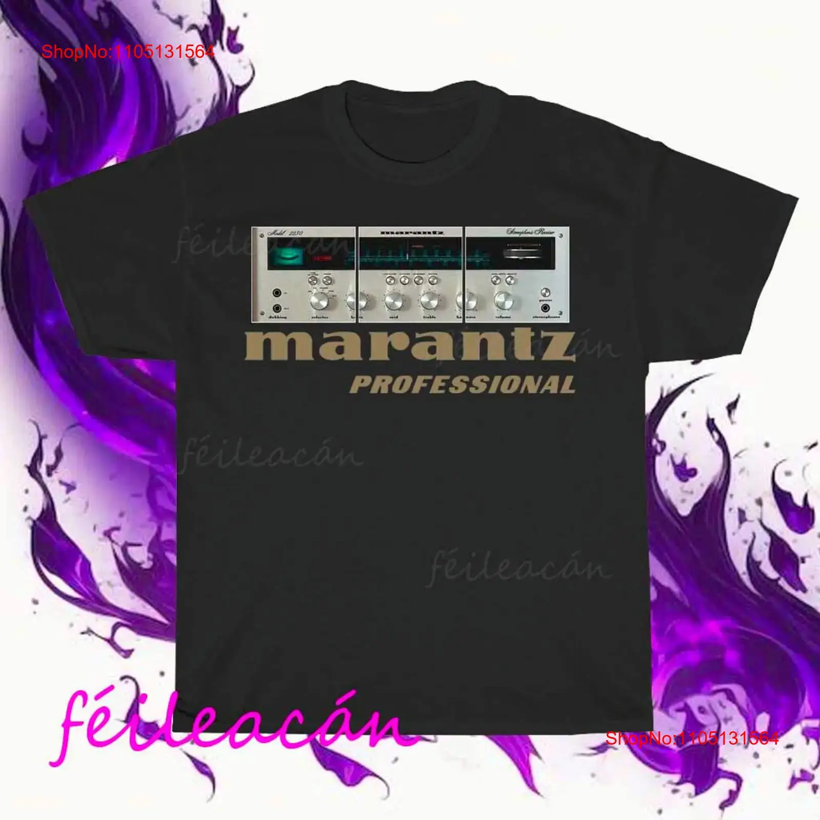 Streetwear Brand Vintage - Nowa koszulka Marantz z logo wzmacniacza,