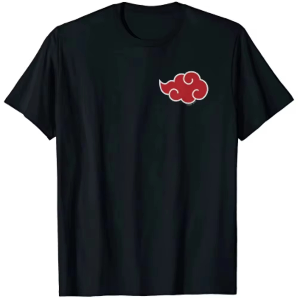 Streetwear Brand Japan - Koszulki męskie z nadrukiem symboli chmur