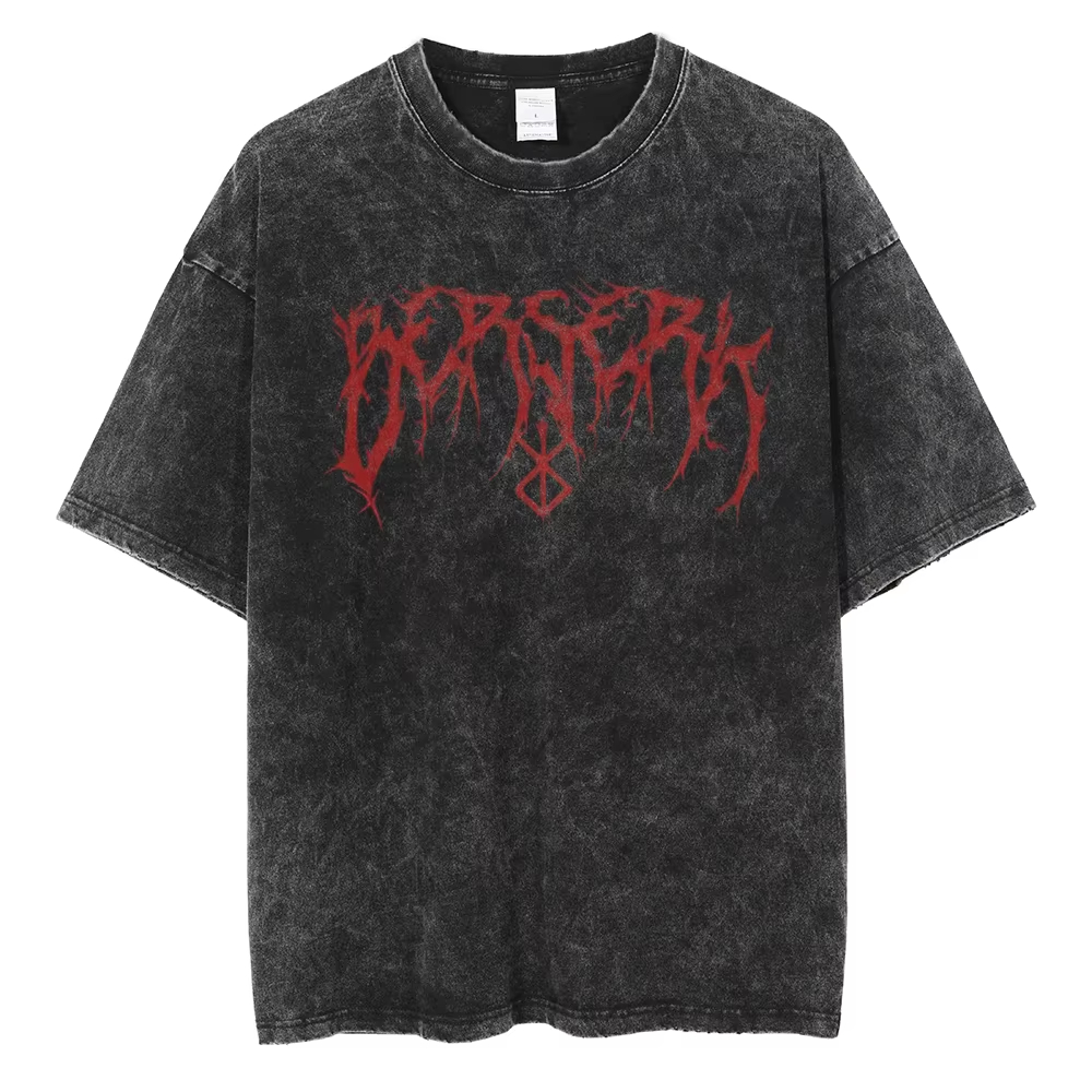 Streetwear Brand Vintage - Koszulka z grafiką Berserk Death Metal