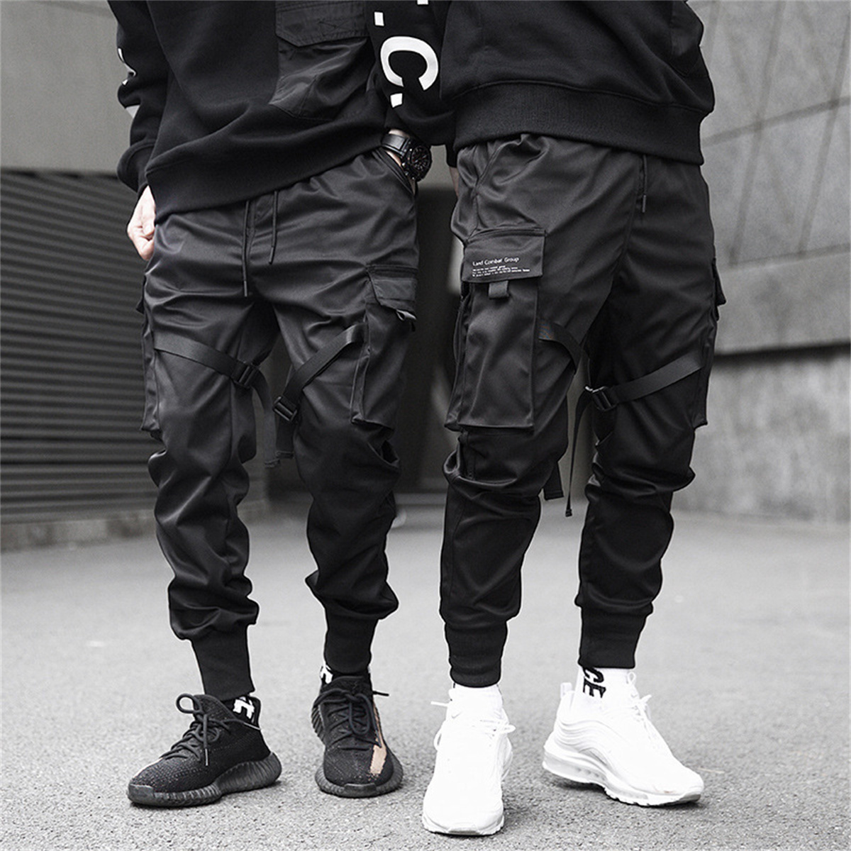 Czarne spodnie Cargo w stylu h – Streetwear Brand For Men recenzja i cena